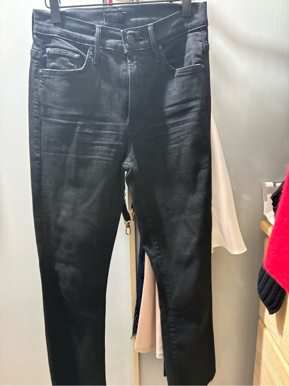 MOTHER Insider Crop Step Fray Skinny Jeans